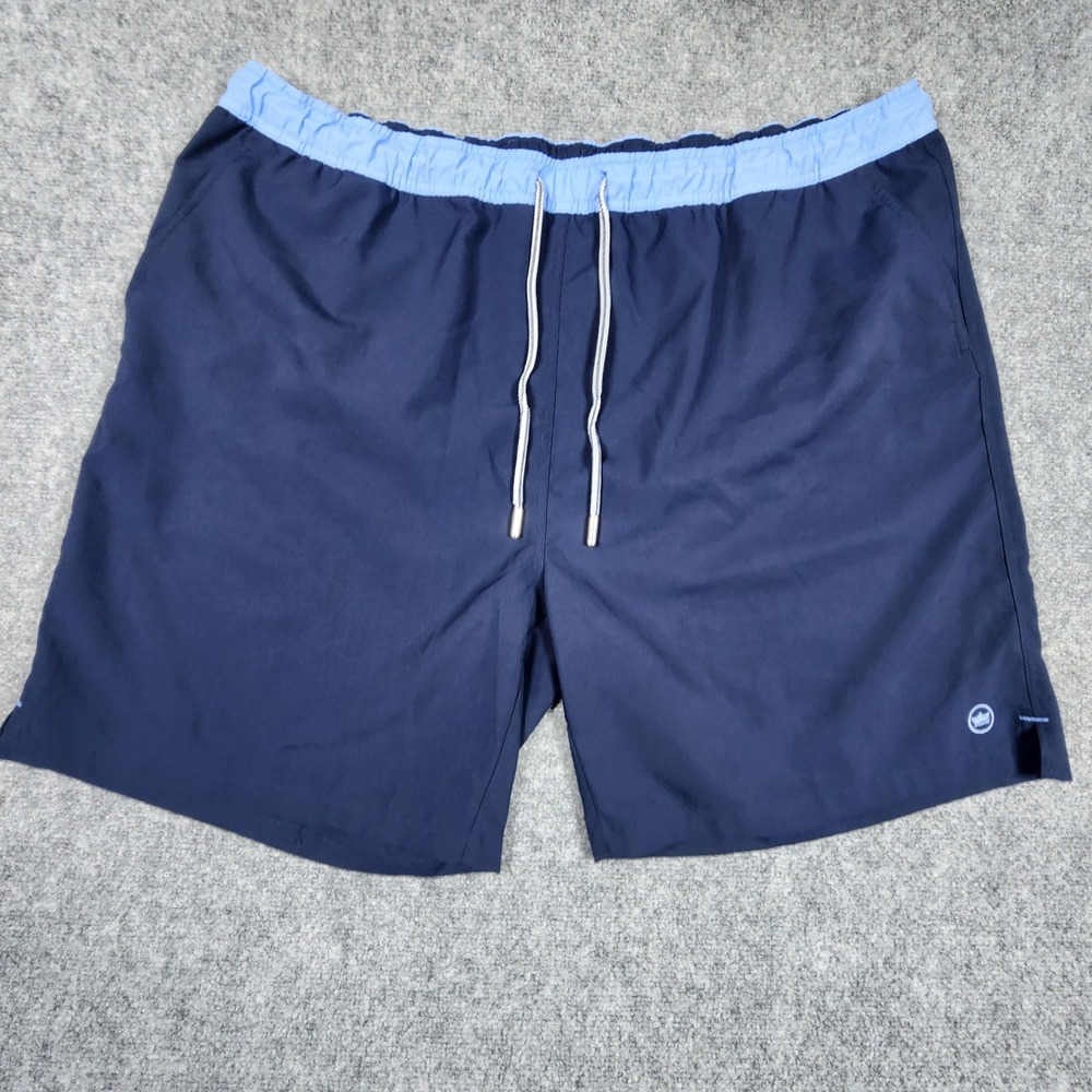 Peter Millar Seaside Collection Mens XXL Navy Blue Swim Trunks Board Shorts